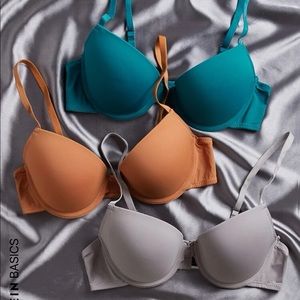 3 Pack Super Push Up T-Shirt Bra Set BRAND NEW!!